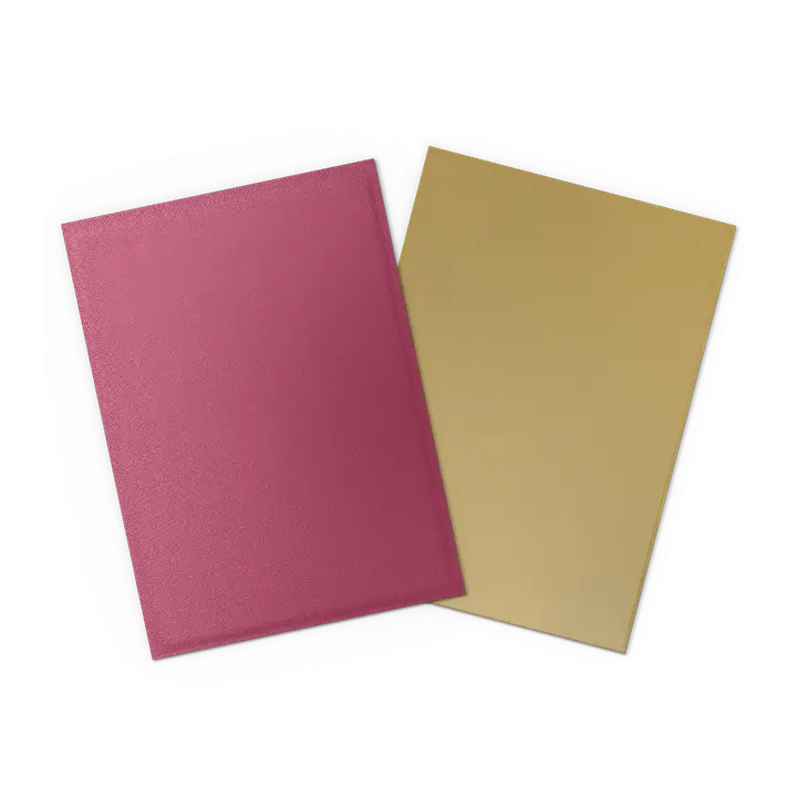 Dragon Shield - Matte Dual - Pomegrate & Gold