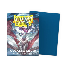 Dragon Shield - Matte Dual - Cobalt & Silver