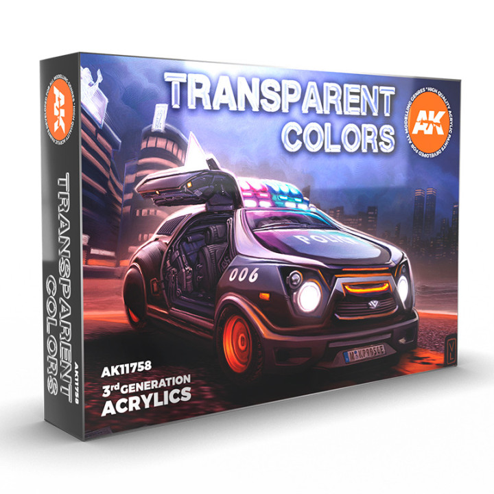 AK Interactive – Set Transparent Colors (3Gen)