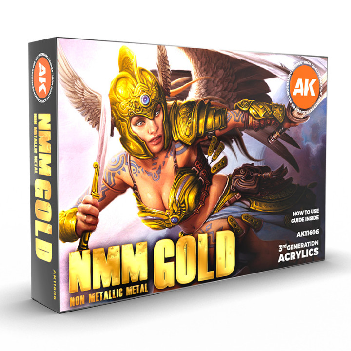 AK Interactive – Set Non Metallic Metal : Gold (3Gen)