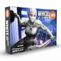 AK Interactive – Set White Colors (3Gen)