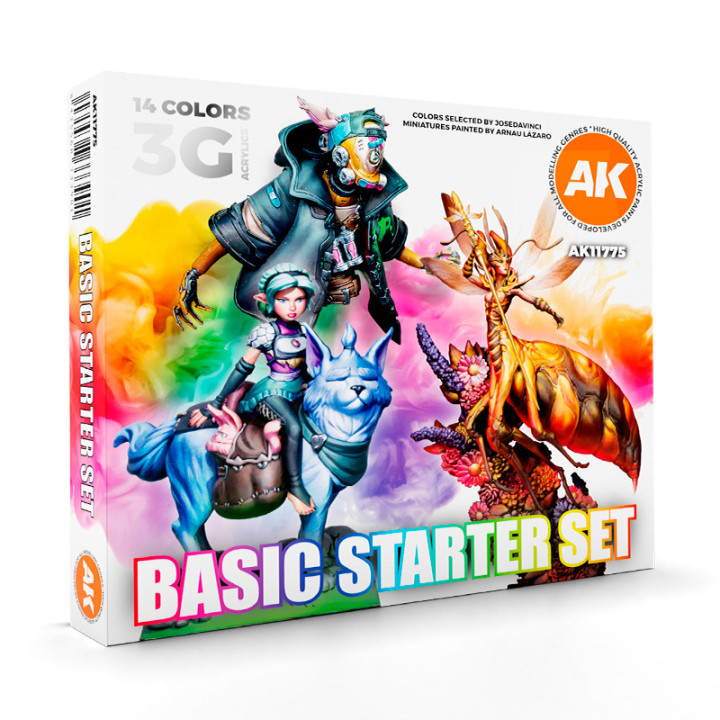AK Interactive – Basic Starter Set, 14 couleurs (3Gen)