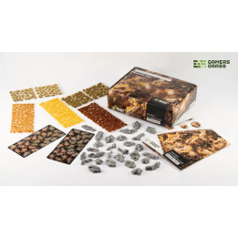 Gamers Grass – Basing Box Golden Autumn Glade