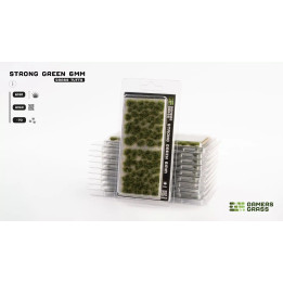 Gamers Grass – Touffes Strong Green 6 mm (Wild)