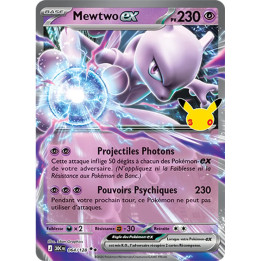 Mewtwo-ex – 30ᵉ Anniversaire n° 064 – Français