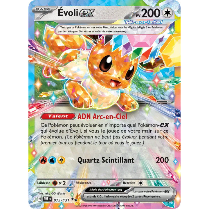 Évoli-ex – Évolutions Prismatiques n° 075 – Français