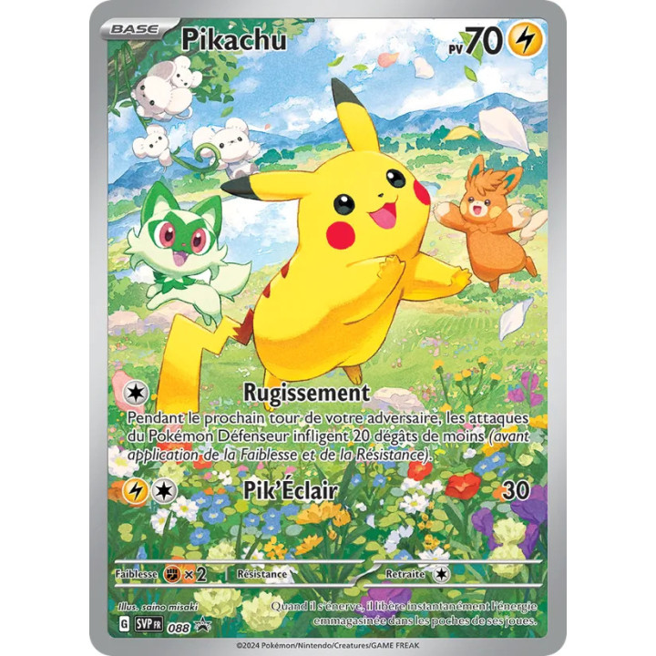 Pikachu – SVP Black Star Promos n° 088 – Français