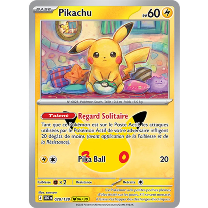Pikachu – 30ᵉ Anniversaire n° 028 – Français
