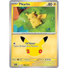 Pikachu – 30ᵉ Anniversaire n° 027 – Français