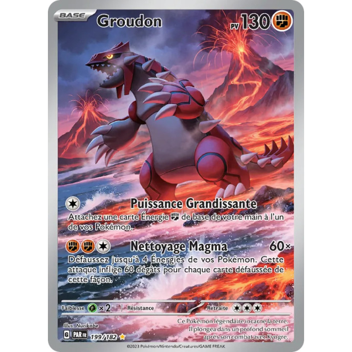Groudon – Faille Paradoxe n° 199 – Français