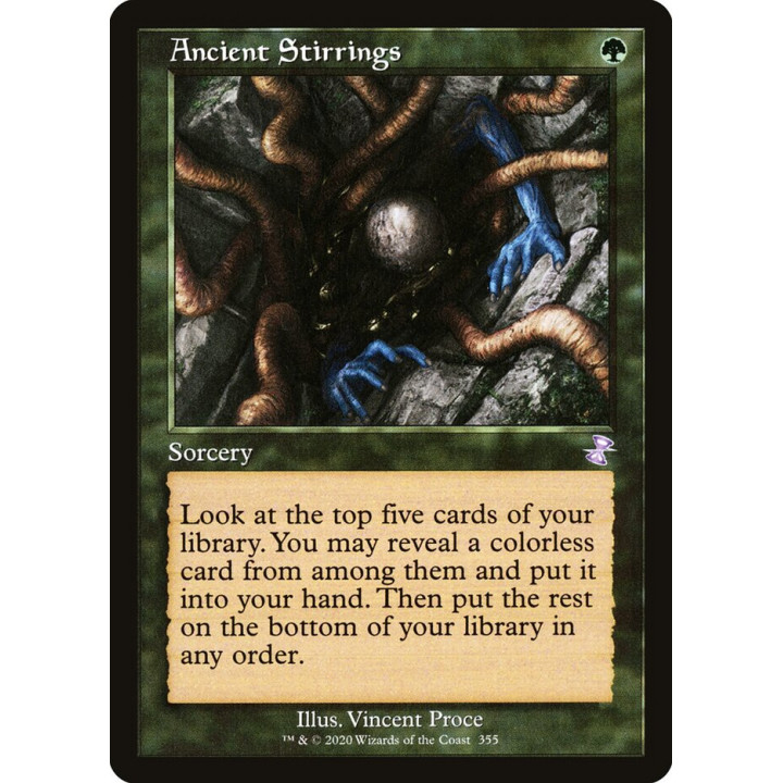 Anciens frémissements – Time Spiral Remastered n° 355 – Foil – Français