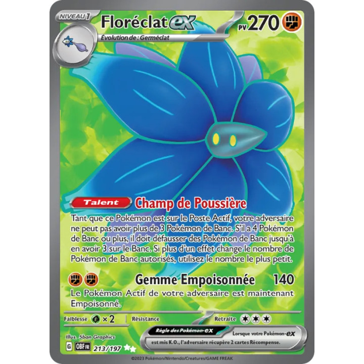 Floréclat-ex – Flammes Obsidiennes n° 213 – Français