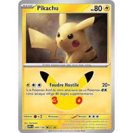 Pikachu – 30ᵉ Anniversaire n° 049 – Français