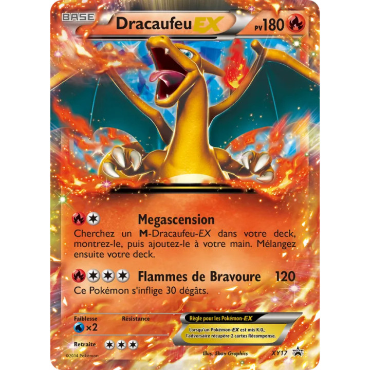 Dracaufeu EX – Promo XY n° XY17 – Français