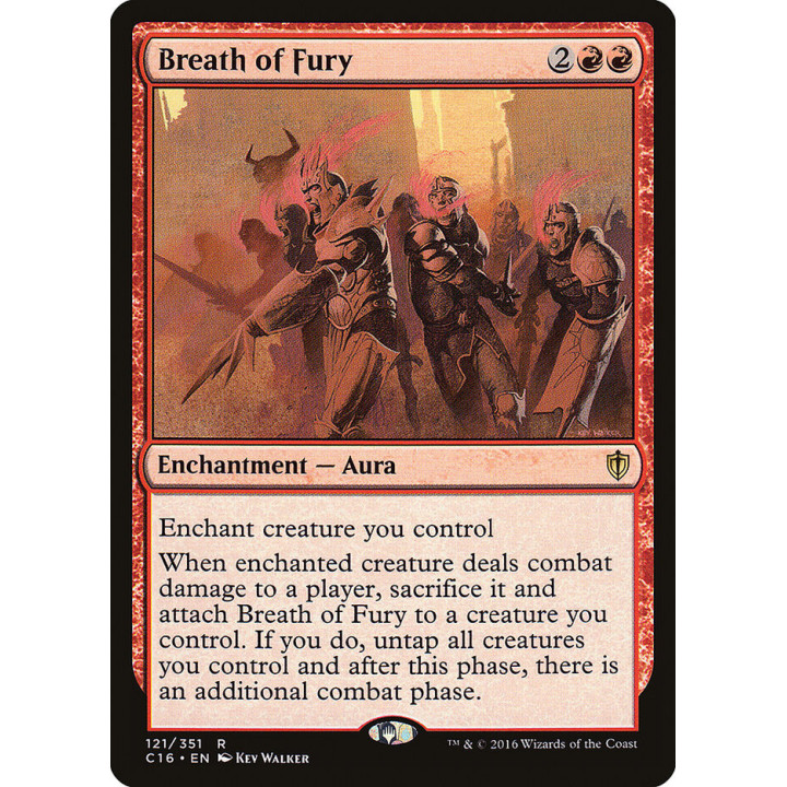 Breath of Fury – Commander 2016 n° 121 – Anglais