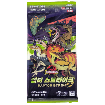 Booster Jurassic Park TCG – Raptor Strike EX-01 [KR]